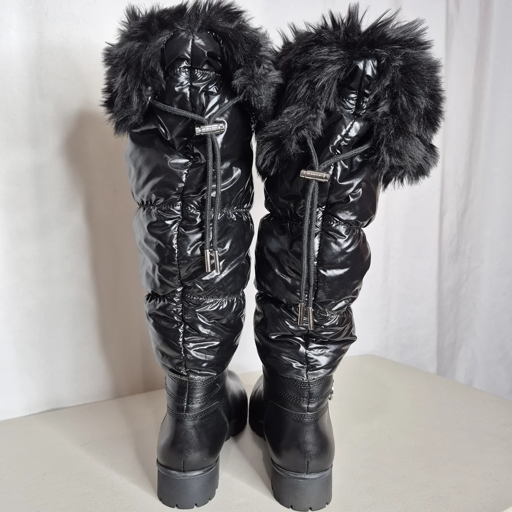 MICHAEL Michael Kors Brandy Tall Nylon Snow Boots - Size 9